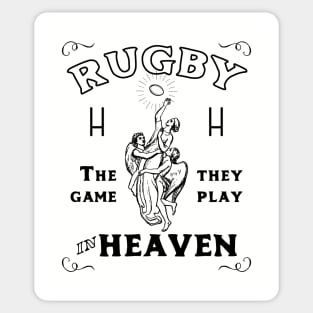 Rugby Game Played In Heaven 2 Sticker